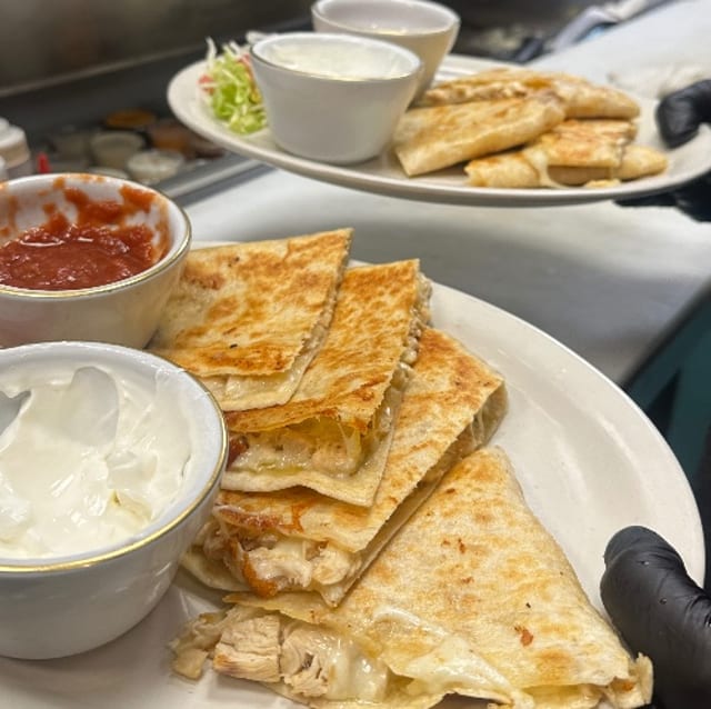 Grilled Chicken Quesadilla.