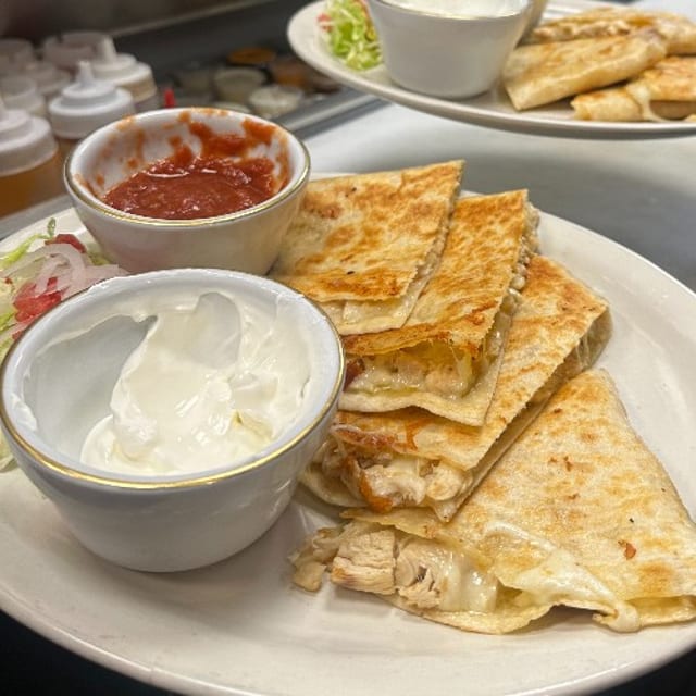 Cheese Quesadilla.